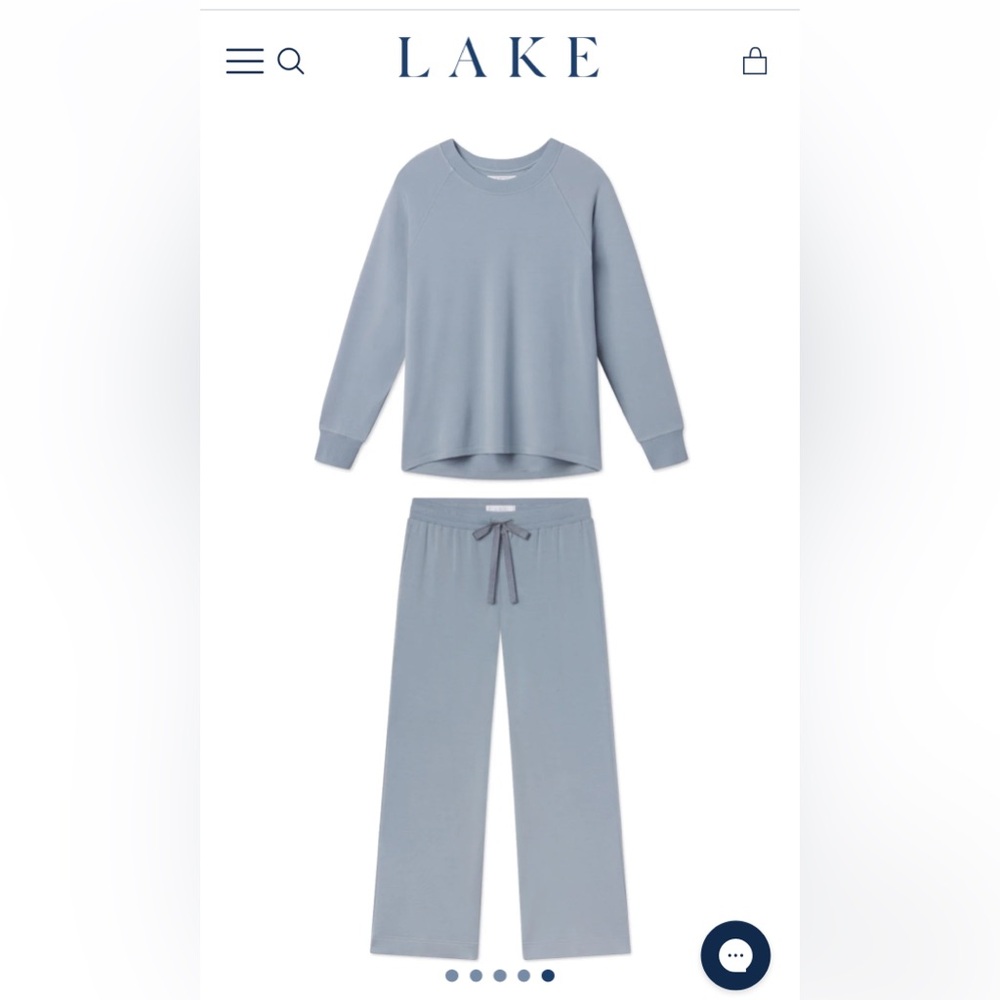 Lake Women's Cozy Pajama Set in Light Blue